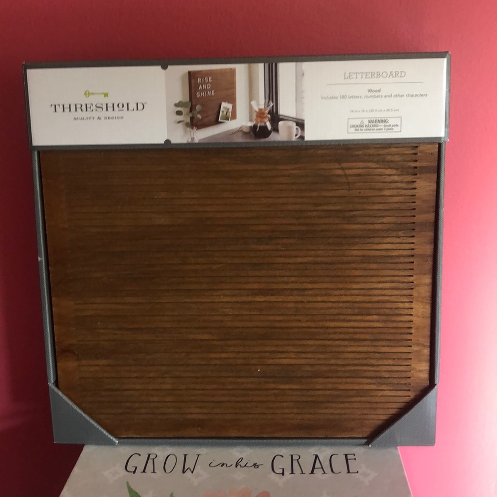 Wood Letter Board